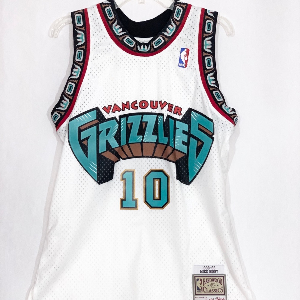 Mens Mike Bibby Vancouver Grizzlies Classic Jersey
